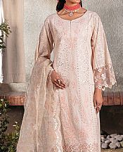 Mohagni Baby Pink Lawn Suit- Pakistani Lawn Dress