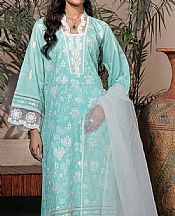 Mohagni Aqua Lawn Suit- Pakistani Lawn Dress