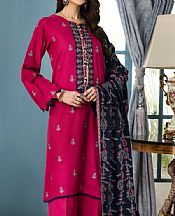 Magenta Dhanak Suit- Pakistani Winter Clothing