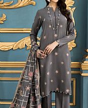 Dark Grey Dhanak Suit- Pakistani Winter Dress