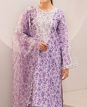 Mohagni Dusty Purple Lawn Suit- Pakistani Lawn Dress