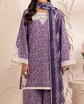 Mohagni Dusty Purple Lawn Suit- Pakistani Designer Lawn Suits