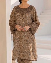 Mohagni Beige Dhanak Suit (2 Pcs)- Pakistani Winter Clothing