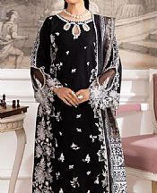 Mohagni Black Lawn Suit- Pakistani Lawn Dress