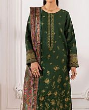 Mohagni Green Lawn Suit- Pakistani Designer Lawn Suits