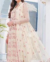 Off-white Crinkle Chiffon Suit- Pakistani Chiffon Dress