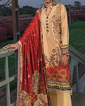 Tan Linen Suit- Pakistani Winter Dress