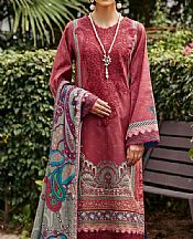 Motifz Maroon Lawn Suit- Pakistani Designer Lawn Suits