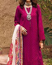 Motifz Magenta Lawn Suit- Pakistani Lawn Dress