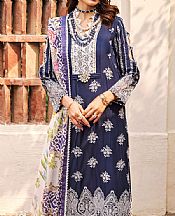 Navy Blue Lawn Suit- Pakistani Lawn Dress