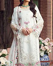 Motifz White Lawn Suit- Pakistani Designer Lawn Suits