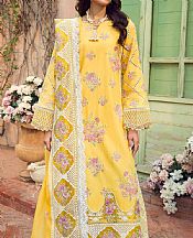 Motifz Yellow Lawn Suit- Pakistani Lawn Dress