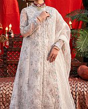 Motifz Off-white Organza Suit- Pakistani Designer Chiffon Suit
