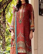 Motifz Rust Linen Suit- Pakistani Winter Dress