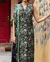 Motifz Black/Pistachio Cambric Suit- Pakistani Winter Dress