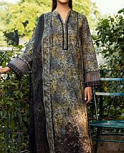 Motifz Charcoal Grey Cambric Suit- Pakistani Winter Dress