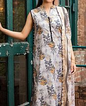Motifz Ivory/Grey Cambric Suit- Pakistani Winter Dress