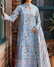 Motifz Baby Blue Cambric Suit- Pakistani Winter Dress