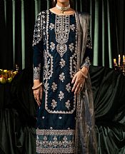 Motifz Teal Velvet Suit- Pakistani Winter Clothing