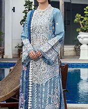 Baby Blue Lawn Suit
