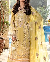 Motifz Yellow Lawn Suit- Pakistani Designer Lawn Suits