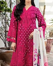 Hot Pink Lawn Suit
