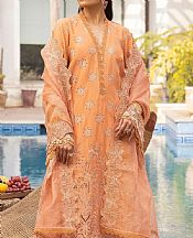Motifz Peach Lawn Suit- Pakistani Designer Lawn Suits