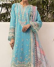 Turquoise Lawn Suit