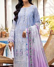Motifz Cadet Blue Lawn Suit- Pakistani Designer Lawn Suits