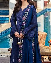Motifz Royal Blue Lawn Suit- Pakistani Lawn Dress