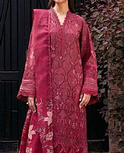 Motifz Wine Red Lawn Suit- Pakistani Lawn Dress