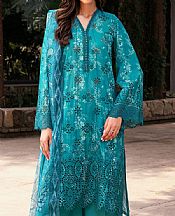 Motifz Teal Lawn Suit- Pakistani Lawn Dress