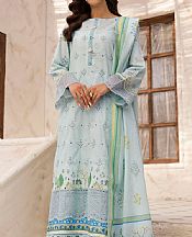 Motifz Sky Blue Lawn Suit- Pakistani Designer Lawn Suits