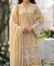 Motifz Sand Gold Lawn Suit- Pakistani Designer Lawn Suits