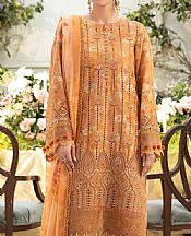 Motifz Orange Salmon Lawn Suit- Pakistani Lawn Dress