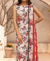 Motifz Off-white Lawn Suit- Pakistani Lawn Dress