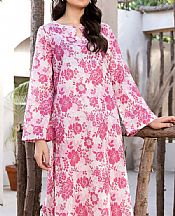 White/Pink Lawn Suit (2 Pcs)