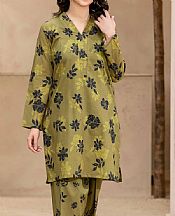 Olive Lawn Suit (2 Pcs)