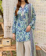 Motifz Turquoise/Blue Lawn Suit- Pakistani Designer Lawn Suits