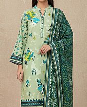 Motifz Light Green Khaddar Suit- Pakistani Winter Dress