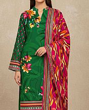 Motifz Green Khaddar Suit- Pakistani Winter Clothing