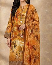 Motifz Mustard Khaddar Suit- Pakistani Winter Dress