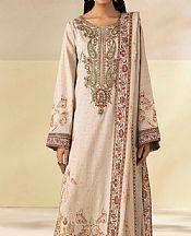 Motifz Off-white Linen Suit- Pakistani Winter Clothing