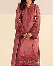 Motifz Carrot Pink Linen Suit- Pakistani Winter Clothing