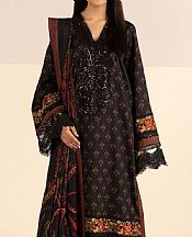 Motifz Black Linen Suit- Pakistani Winter Dress