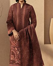 Motifz Brown Khaddar Suit- Pakistani Winter Dress