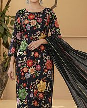 Motifz Black Khaddar Suit- Pakistani Winter Clothing
