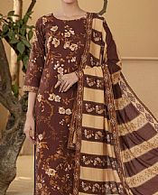 Motifz Brown Khaddar Suit- Pakistani Winter Dress