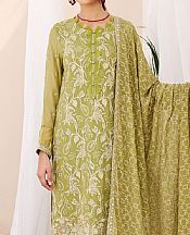 Apple Green Chiffon Suit- Pakistani Designer Chiffon Suit