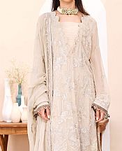 Off-white Chiffon Suit- Pakistani Designer Chiffon Suit